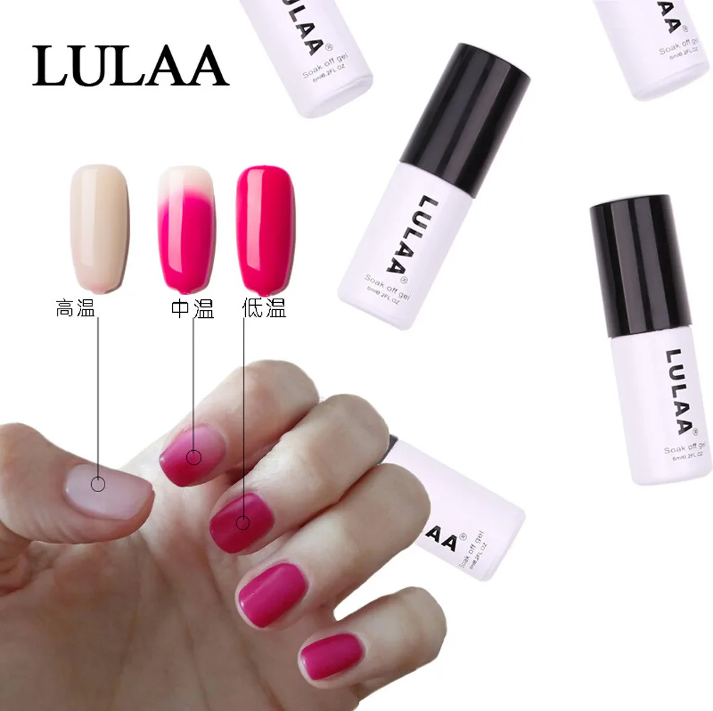 Новый LULAA 6 мл Цветной Гель лак для ногтей от Prim УФ светодиодный высокое