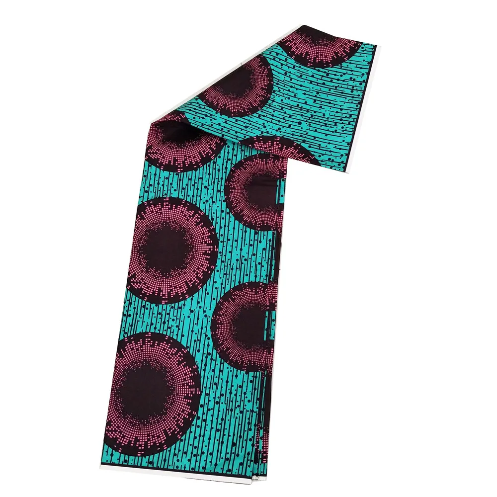 

african style real wax print fabric real wax wax 100% cotton popular 6 yards A 1264
