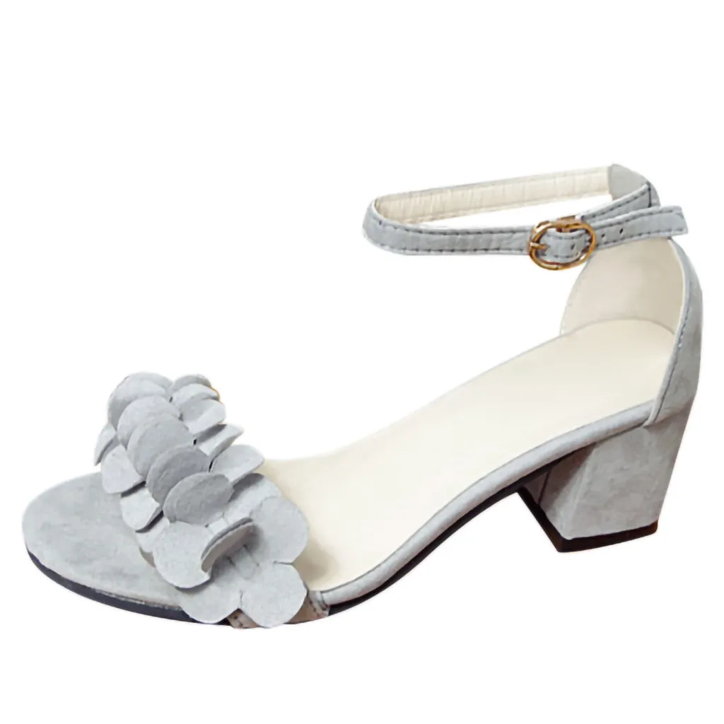 Сандалии SAGACE женские с ремешком на щиколотке Босоножки открытым носком и