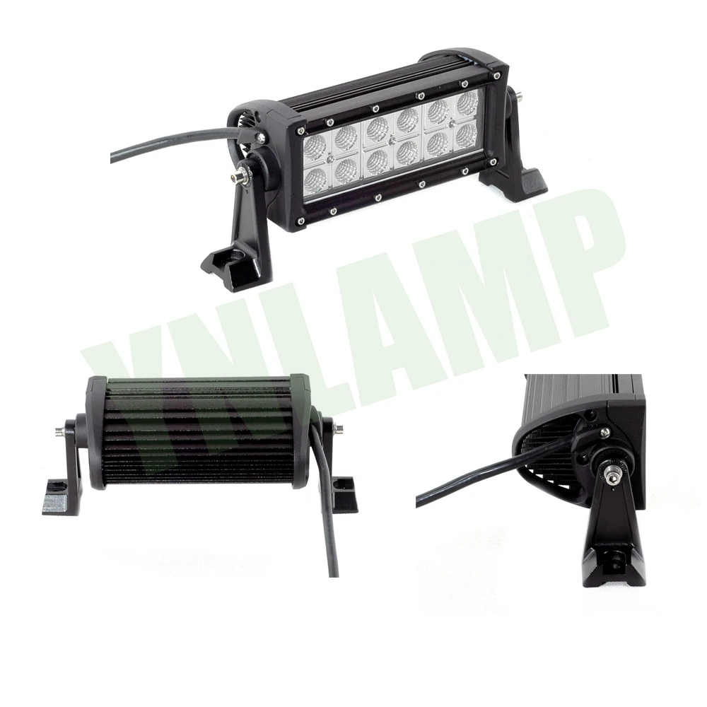 YNROAD 36 Вт 10 дюймовая винтовая двухрядная светильник вая балка дальнего света