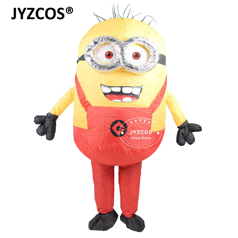 JYZCOS Хэллоуин косплей вечерние мультфильм взрослые надувные Миньоны костюм