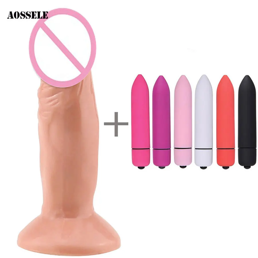 Мощный вибратор пуля волшебная палочка Стимулятор точки G клитора реалистичный