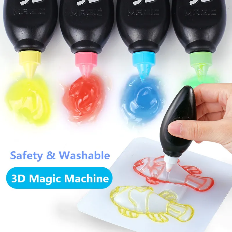 Новое поступление DIY 3D Волшебная машина принтер светящийся рисовальный