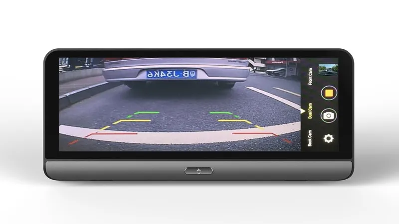 Автомобильный видеорегистратор GPS 7 84 дюйма Android 5 1 Wi-Fi 1080P | Автомобили и мотоциклы