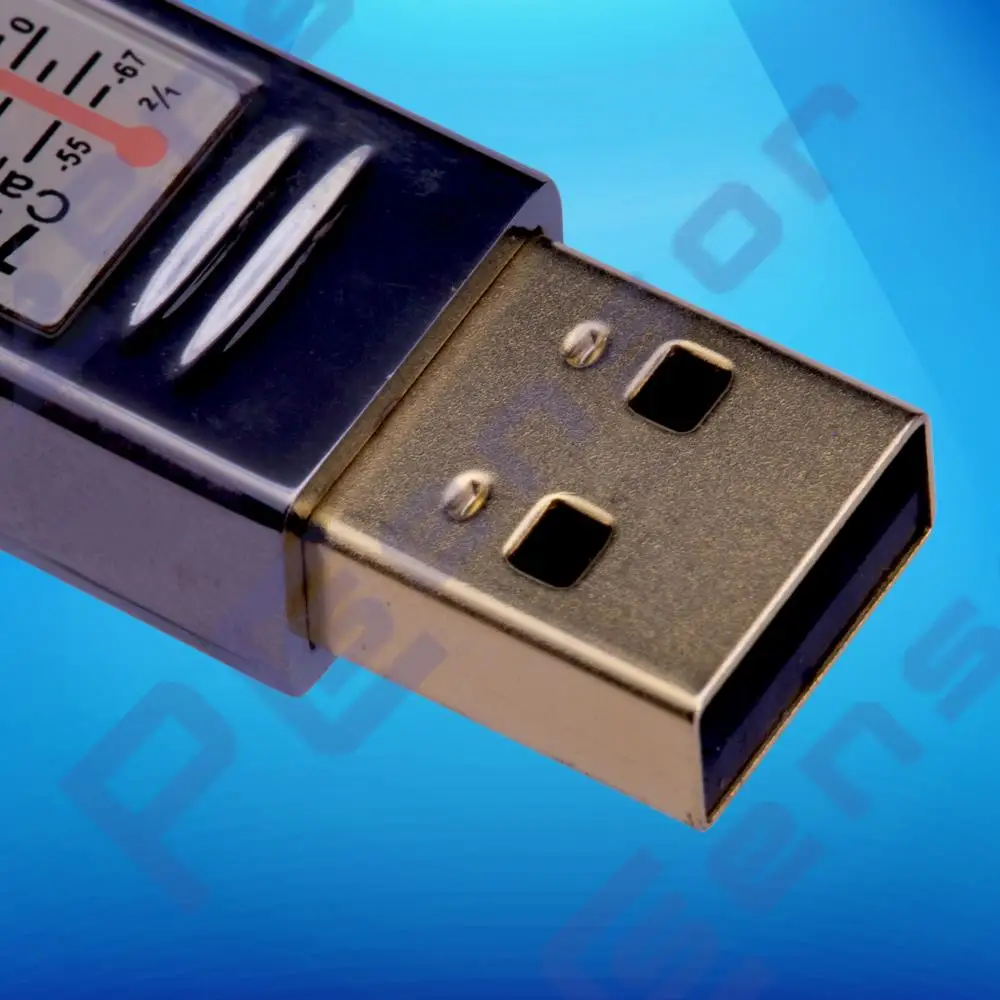 Водонепроницаемый термометр с питанием от USB для помещений 55 ~ 125c тревожный