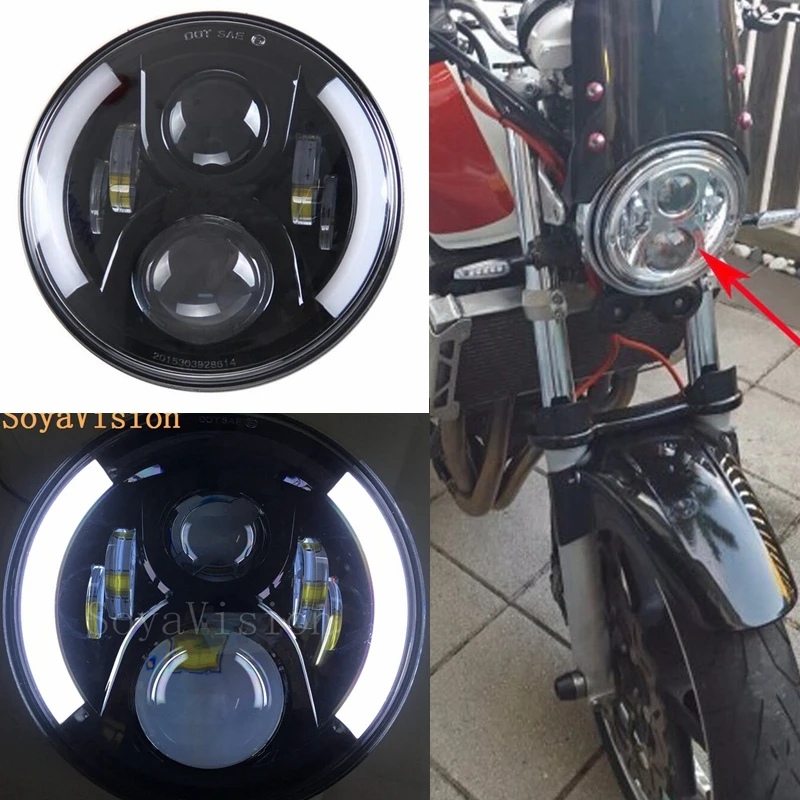 Мотоциклетная лампа для Honda cb 400 аксессуары honda hornet мотоциклетная фара Hornet 250 600 VTEC