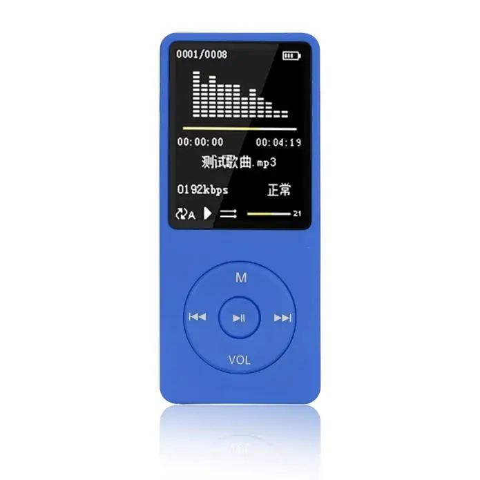 8 ГБ 70 часов портативный MP3/MP4 без потерь звук модный музыкальный плеер 1,8-дюймовый TFT дисплей электронная книга fm-рекордер поддержка 64 ГБ 10Aug 1
