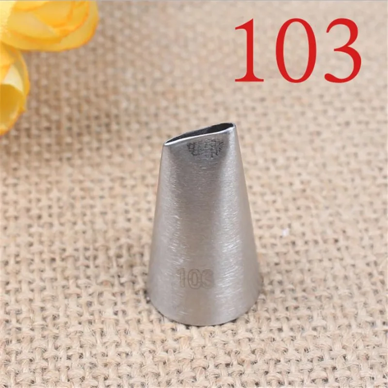 103 # Лепестки розы металлические насадки для сливок инструменты украшения торта