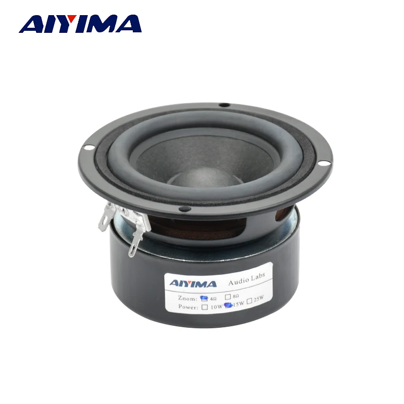 Динамики AIYIMA 3 дюйма 4 Ом 15 Вт 2 1 шт.|hifi speaker|4 ohmaudio tweeter |