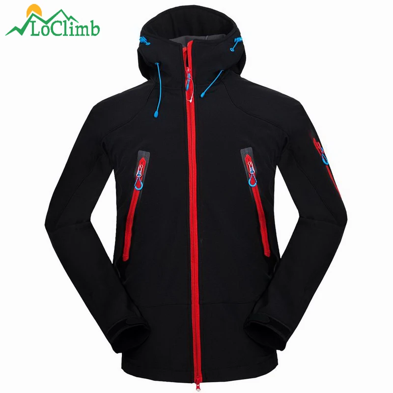 Фирменные походные куртки LoClimb для мужчин уличная спортивная водонепроницаемая