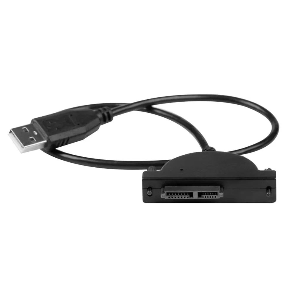 USB 2 0 до 7 + 6 PIN SATA CD ROM кабель адаптера оптического привода для ноутбука