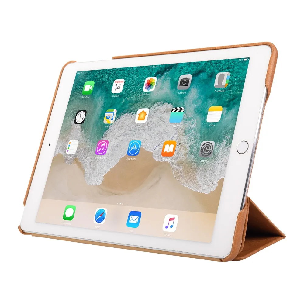 Чехол из микрофибры Jisoncase для iPad 9 7 чехол с подставкой и отделением карандашей