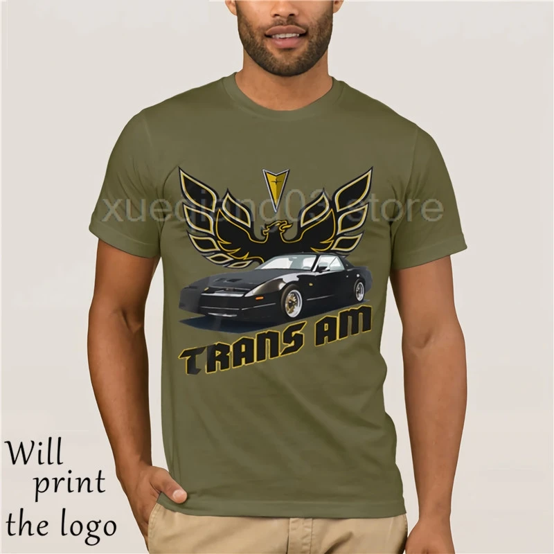 Забавная футболка с круглым вырезом 1982 Pontiac Firebird Trans Am дымчатый и третьего