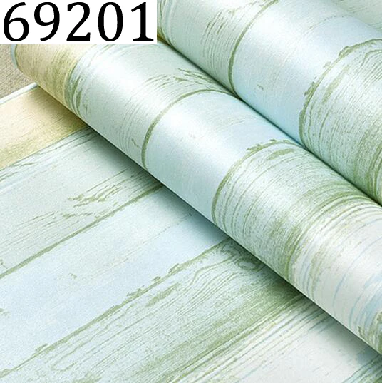 Mediterranean Vintage 3D Textured Wood Striped Wallpaper Bedroom Living room Sofa Home Decor Wall paper Rolls | Обустройство дома