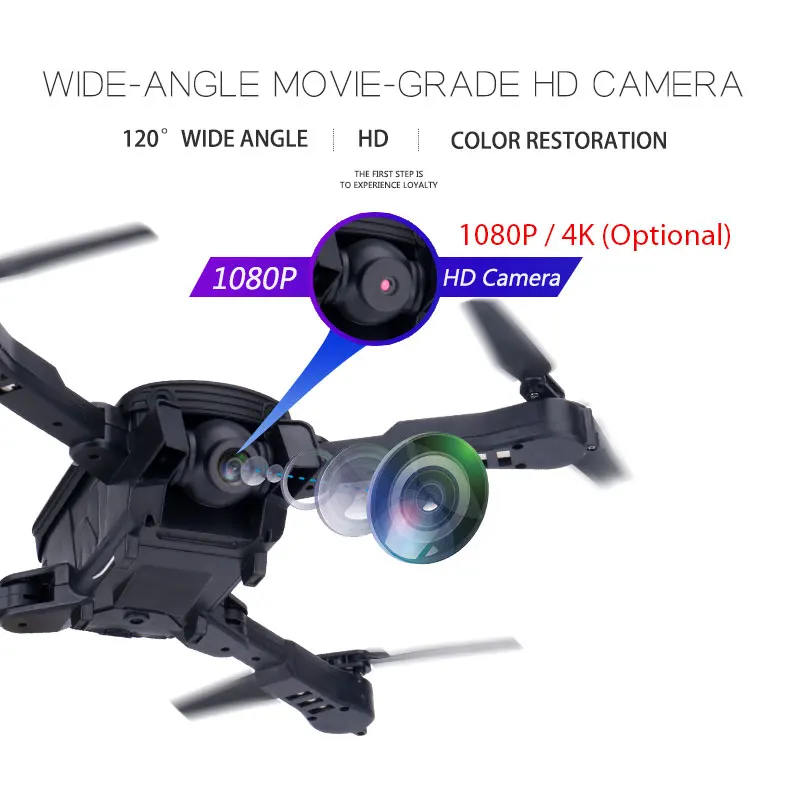 R8 1808 Wifi FPV RC Дрон с 1080P 4K HD камерой Квадрокоптер оптическое позиционирование