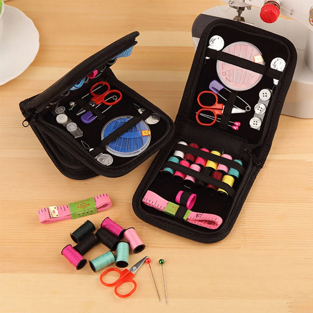 DIY швейная коробка многофункциональный дорожный швейный набор швейные нитки