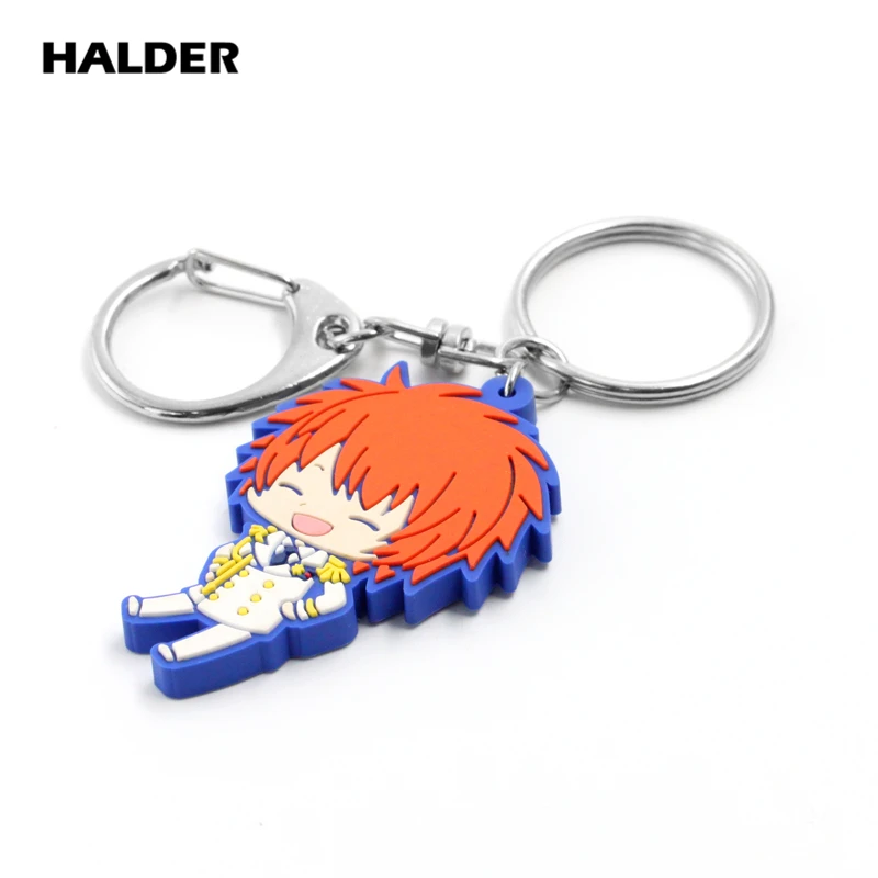 Аниме halder Uta no Prince Sama Aijima Cecil Ittoki Shinomiya Ren цифры кулон мягкий ПВХ Брелоки держатель ключей автомобильные брелоки для сумки