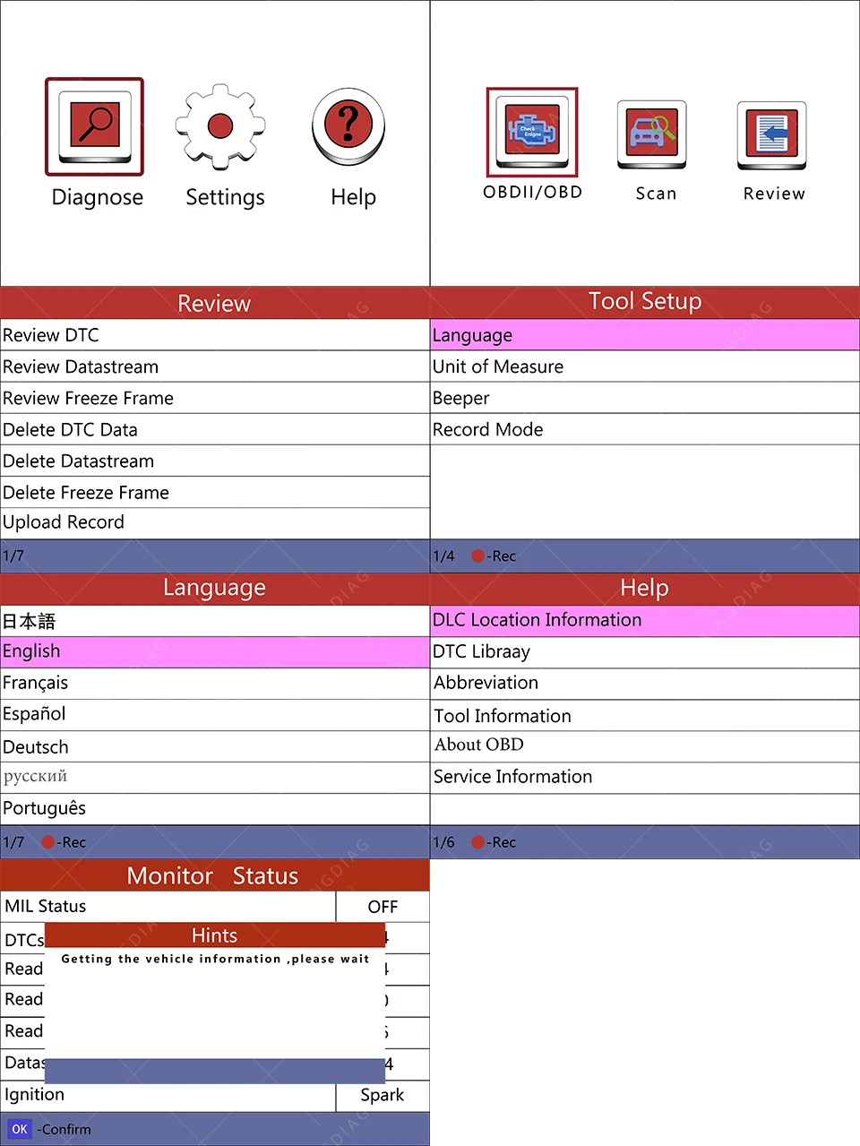 Launch Creader CRP123 X431 сканер кода obd2 диагностический инструмент поддержка ABS/SRS/трансмиссия/двигатель CRP123E Пожизненное бесплатное обновление