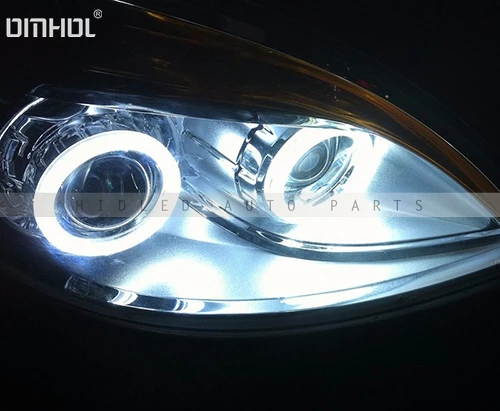 

1x2pcs COB White LED Angel Eyes For Car Lights Refit And Styling