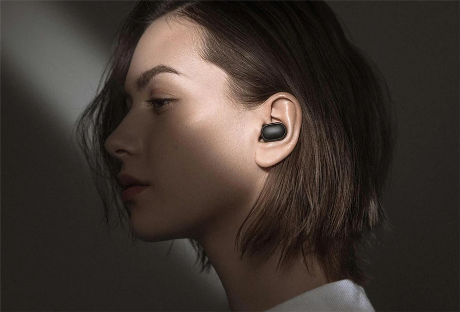Xiaomi Redmi Airdots TWS Bluetooth наушники стерео бас BT 5,0 Eeadphones с микрофоном Handsfree Наушники управление AI