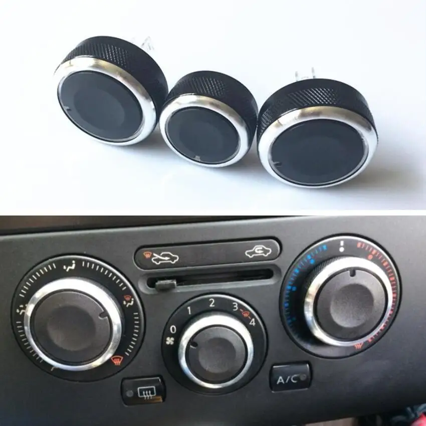 3 шт. ручка переключателя кондиционера для Nissan Tiida/NV200/Livina/Geniss|car accessories|accessories for