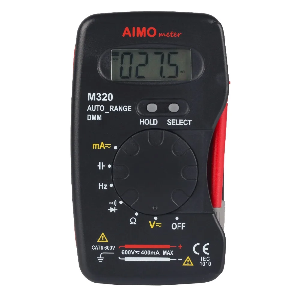 Aimometer M320 Pocket Size Auto range Handheld Digital Multimeter DMM Frequency Capacitance Measurement Data Hold | Инструменты