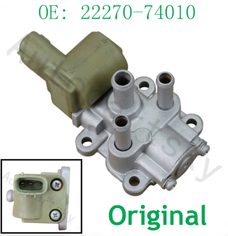 Для Toyota Camry & Celica 2.0L 1987 1991 Trans клапан управления холостым воздухом IACV 22270 74010 2227074010