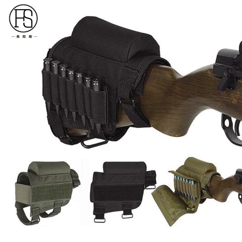 New Military Hunting Tactical Crown Cheek Rest with Carrier Carrying Case Pouch Bullet Holster Buttstock Bag | Спорт и развлечения