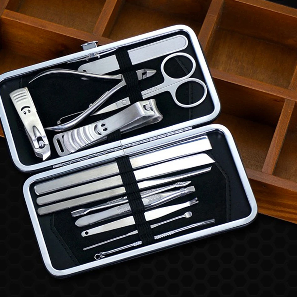 ULECHQING Manicure scissors Wholesale Clippers Nail Care Tools Pedicure Set Alicate de unha For a pedicure | Красота и здоровье