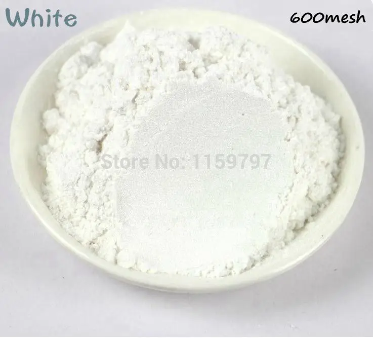 СУПЕРБЕЛАЯ перламутровая пудра блестящая для ногтевого дизайна теней век сделай