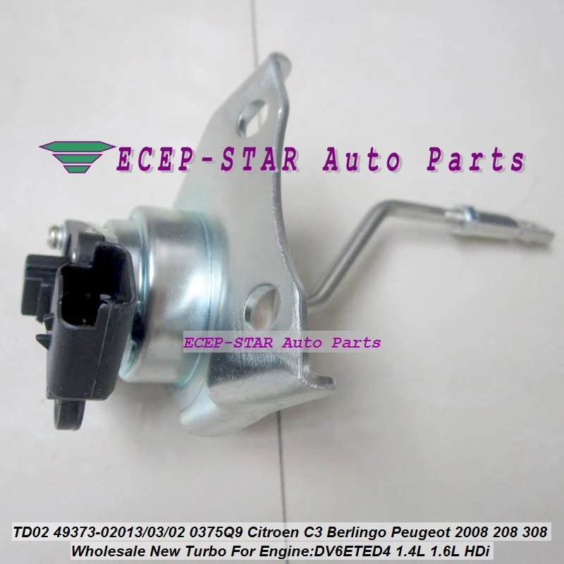 Турбопривод TD02 49373 02013 02003 02002 0375Q9 для Citroen C3 Berlingo Peugeot 2008 208 DV6ETED 308 л