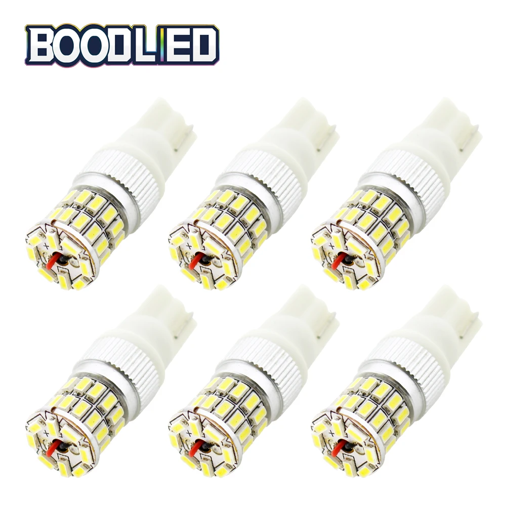 

W5W LED T10 Bulb 3014 36 SMD LED Bulbs W5W 168 194 Car Light For Car Dome Clearance Lights White High Quality DC 12V Lamp 6pcs