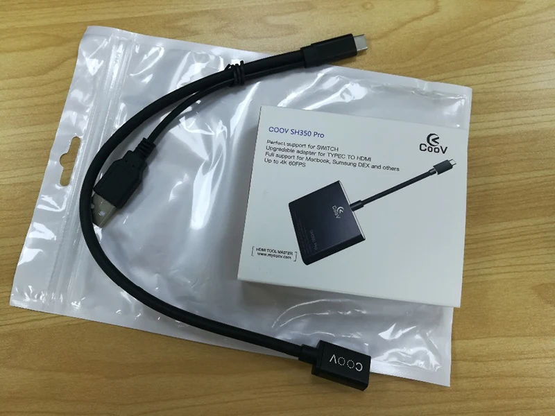 Преобразователь COOV SH350pro SH350 Pro для Nintendo Switch 5 0 с Type-C на HDMI кабелем 30 см | Электроника