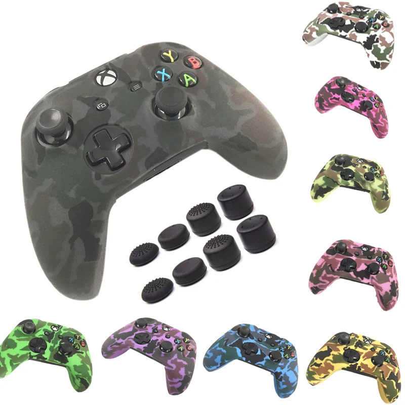 Силиконовый защитный чехол для XBox One X S с камуфляжным принтом 8 шт.|case for|case casecase skin |