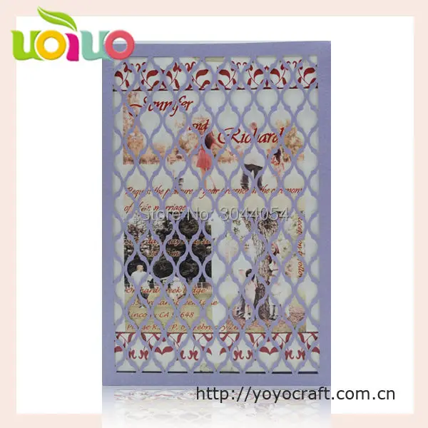 Красивые женские свадебные пригласительные открытки оптом с бантом и украшением