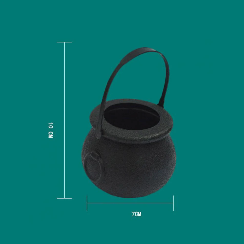 Декор для Хэллоуина ведьма колдель портативный череп конфеты чайники украшение