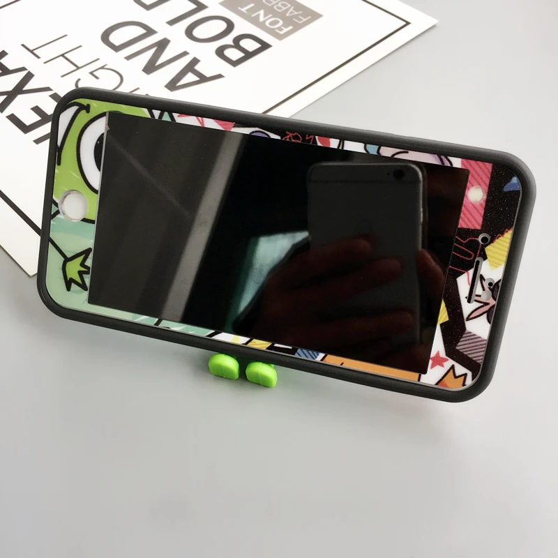 Для iphone XR monsters закаленное стекло flim+ мягкий бампер для iphone X XS max 7 7plus 6 6s 6s P 8plus Sullivan Mike+ держатель+ ремни