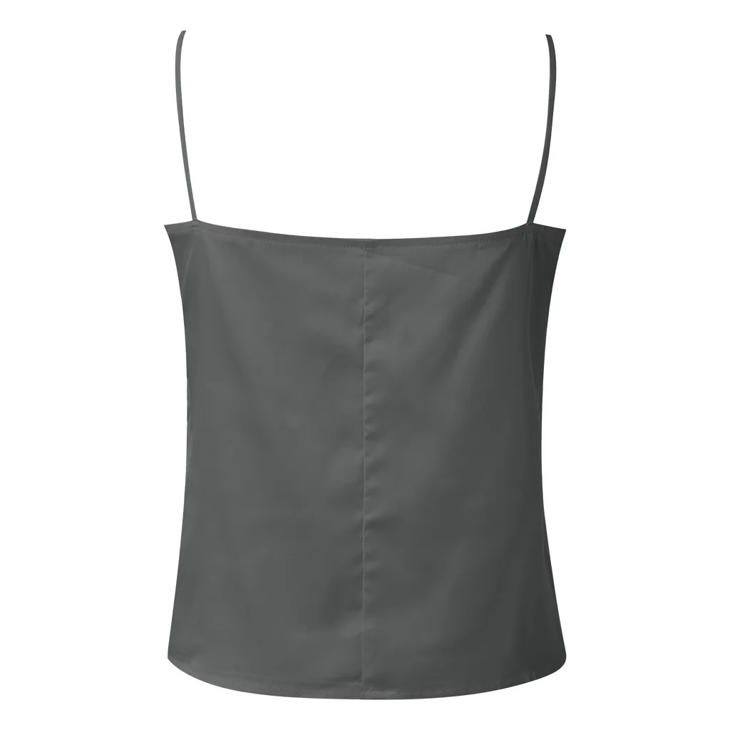 Feitong весенне Летняя женская футболка жилет женский короткий топ Повседневный