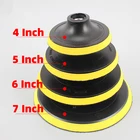 Подложка для автомобильной шлифовальной машины, диаметр дюйма, угловая шлифовальная машина, бумажный диск, автоматическая полировальная машина, самоклеящаяся, 1 шт.