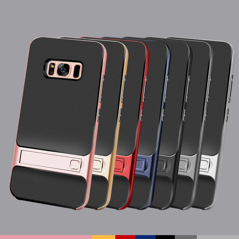 Чехлы для Samsung Galaxy S8 / Plus чехол S9 S10 e из поликарбоната + силиконовая гибридная