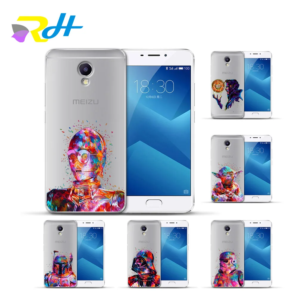 Чехол для Meizu U10 U20 M5 Note M5C M3C Pro 6 M3S Max M5S M6 M3 Чехлы Doctor Strange Star Wars Ball Capa|Чехлы-накладки| |