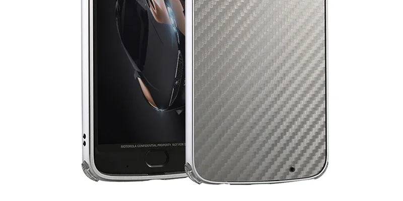 Для Asus Zenfone Max Pro M1 ZB601KL ZB602KL чехол Алюминий металлический каркас+ карбоновое волокно жесткий задняя крышка для Asus Zenfone Max Pro M1 - Цвет: Silver