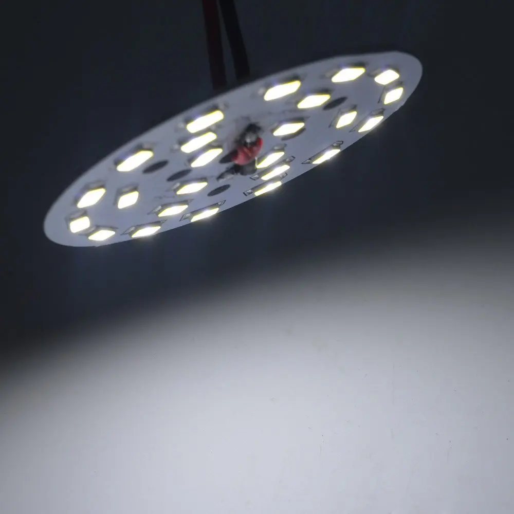 12 Вт круглая 5730 SMD лампа пластина 24 светодиода Супер ярсветодиодный Светодиодная