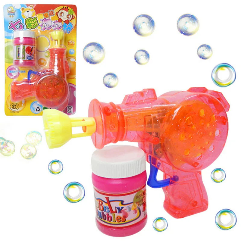 1 шт. Прекрасный Мультфильм Животных Мыло Вода Bubble Gun Для Детей На Открытом