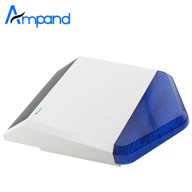 Беспроводной открытый солнечные вспышки Сирена Главная Безопасность