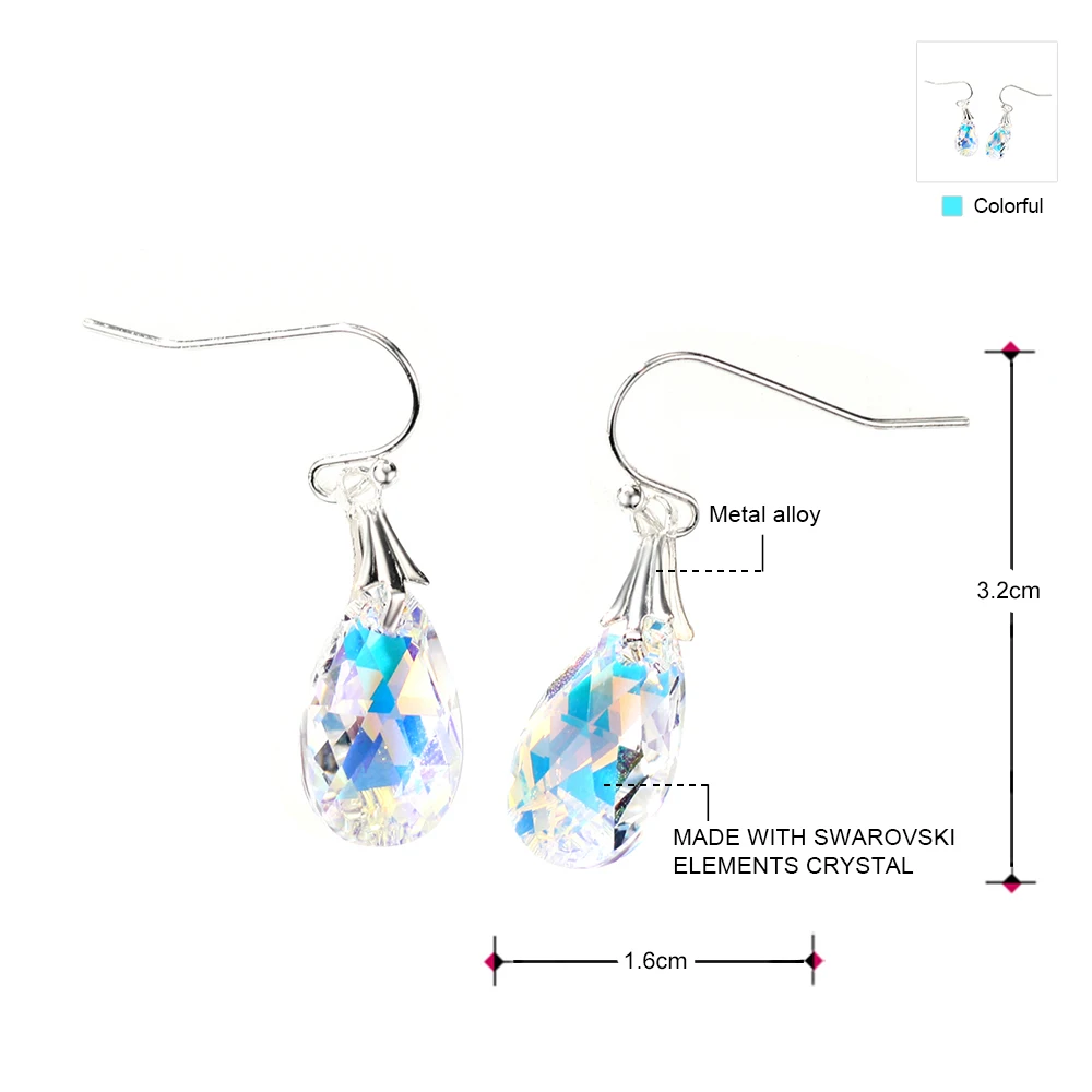 Серьги без никеля Neoglory серьги в форме рыбьего крючка ювелирные изделия для