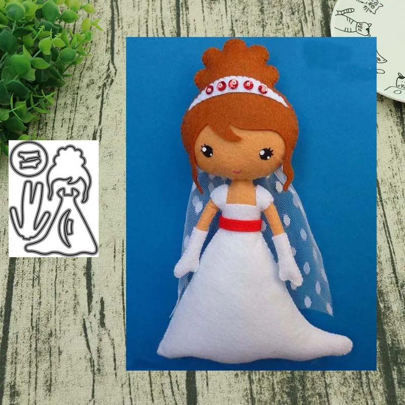 AddyCraft металлический Трафаретный вырубной штамп для милых девочек NO.2 трафарет DIY