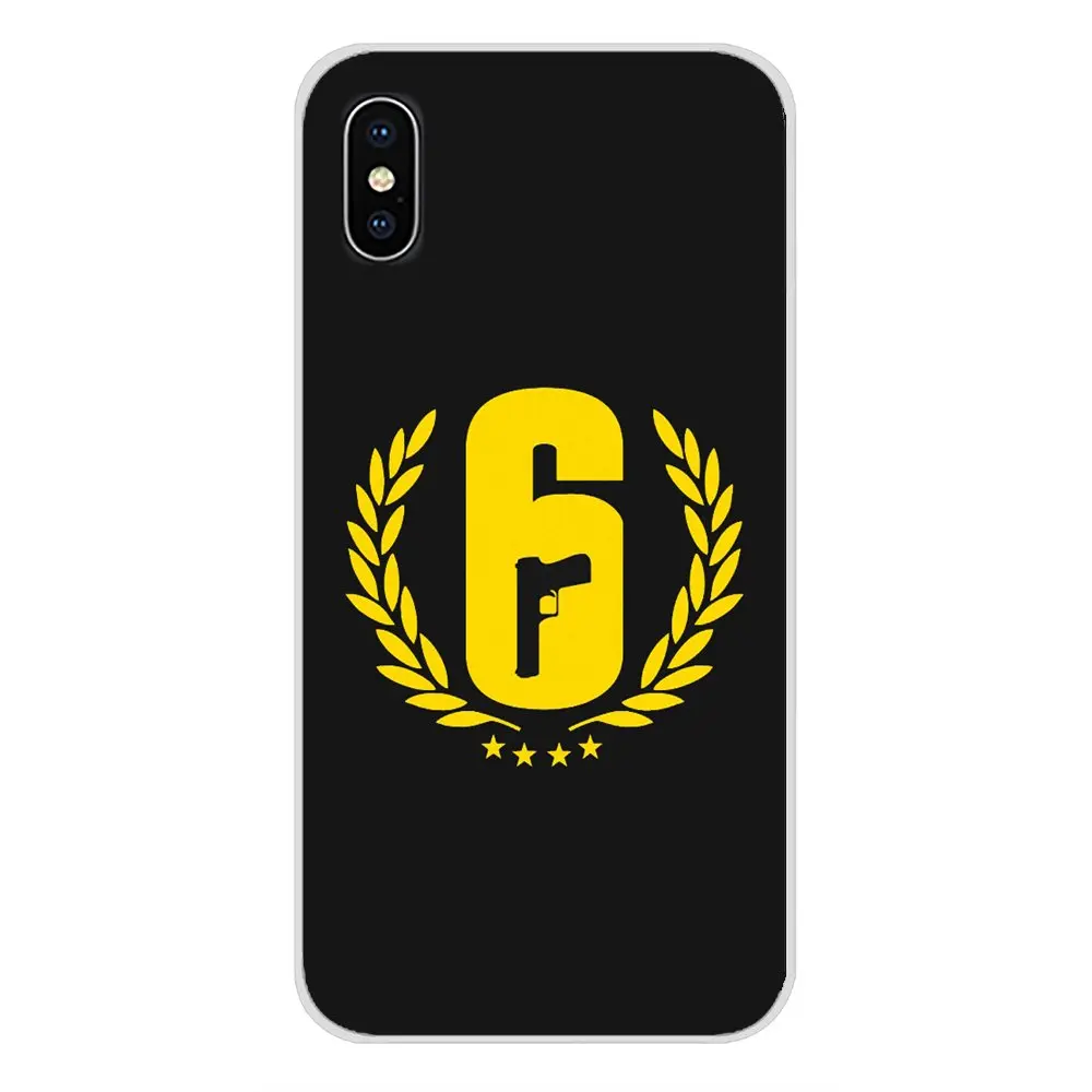 Аксессуары чехлы для телефонов Apple iPhone X XR XS MAX 4 4S 5 5S 5C SE 6 6S 7 8 Plus ipod touch rainbow six siege |