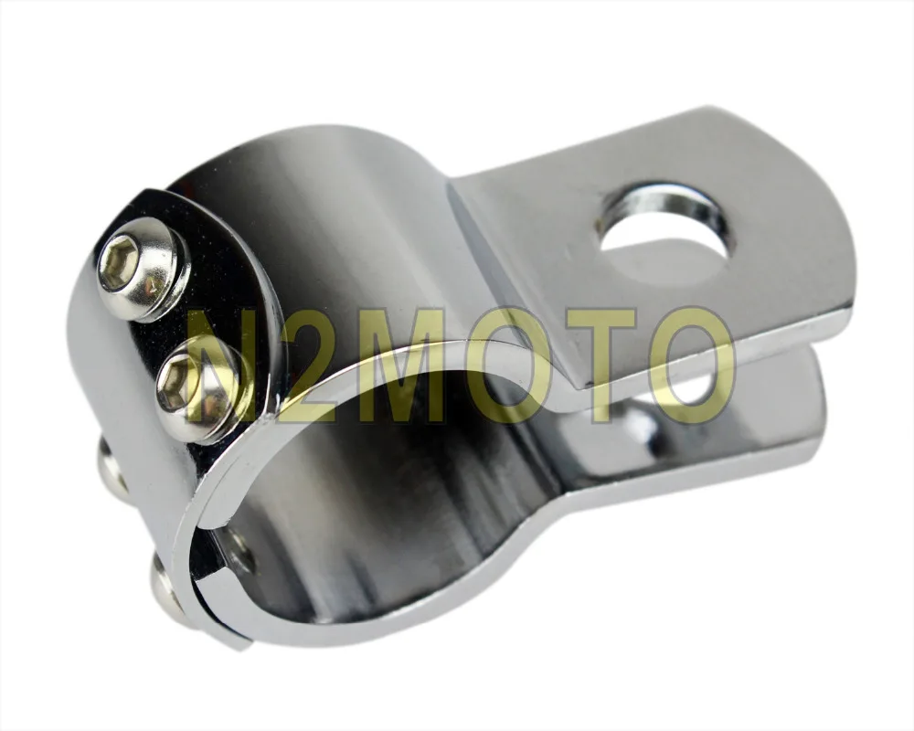 Шоссе для двигателя Скоба ног зажим 1 1/2 дюйма 1/4 1/8 универсальный подножки Harley Suzuki
