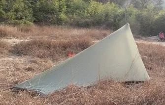 Single silicon Khaki Черный ястреб Экстремальный супер легкий вес только 870 г двухслойных 1-2 человек горный легкий сетчатая палатка - Цвет: Single silicon Khaki